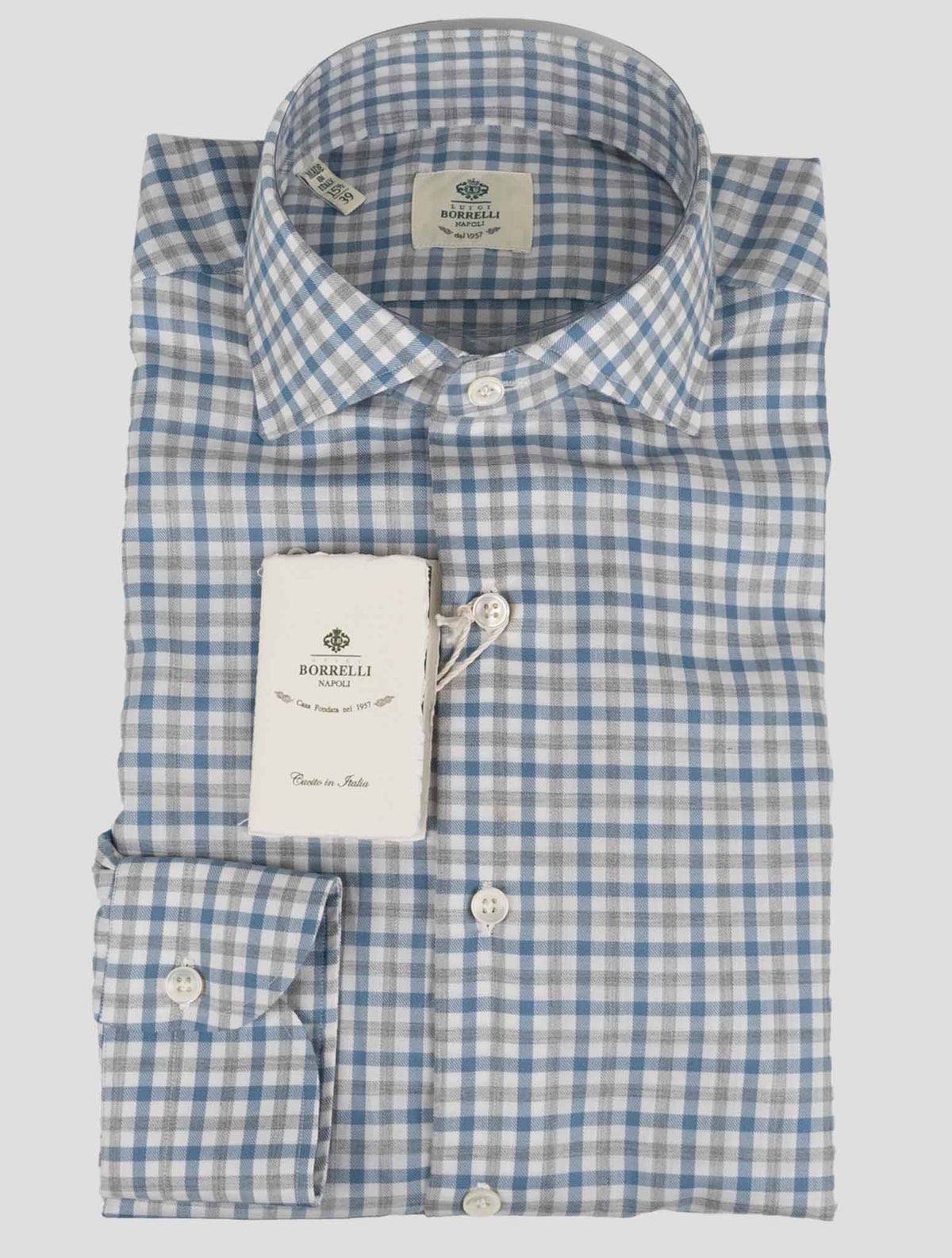 Luigi Borrelli Multicolor Cotton Shirt