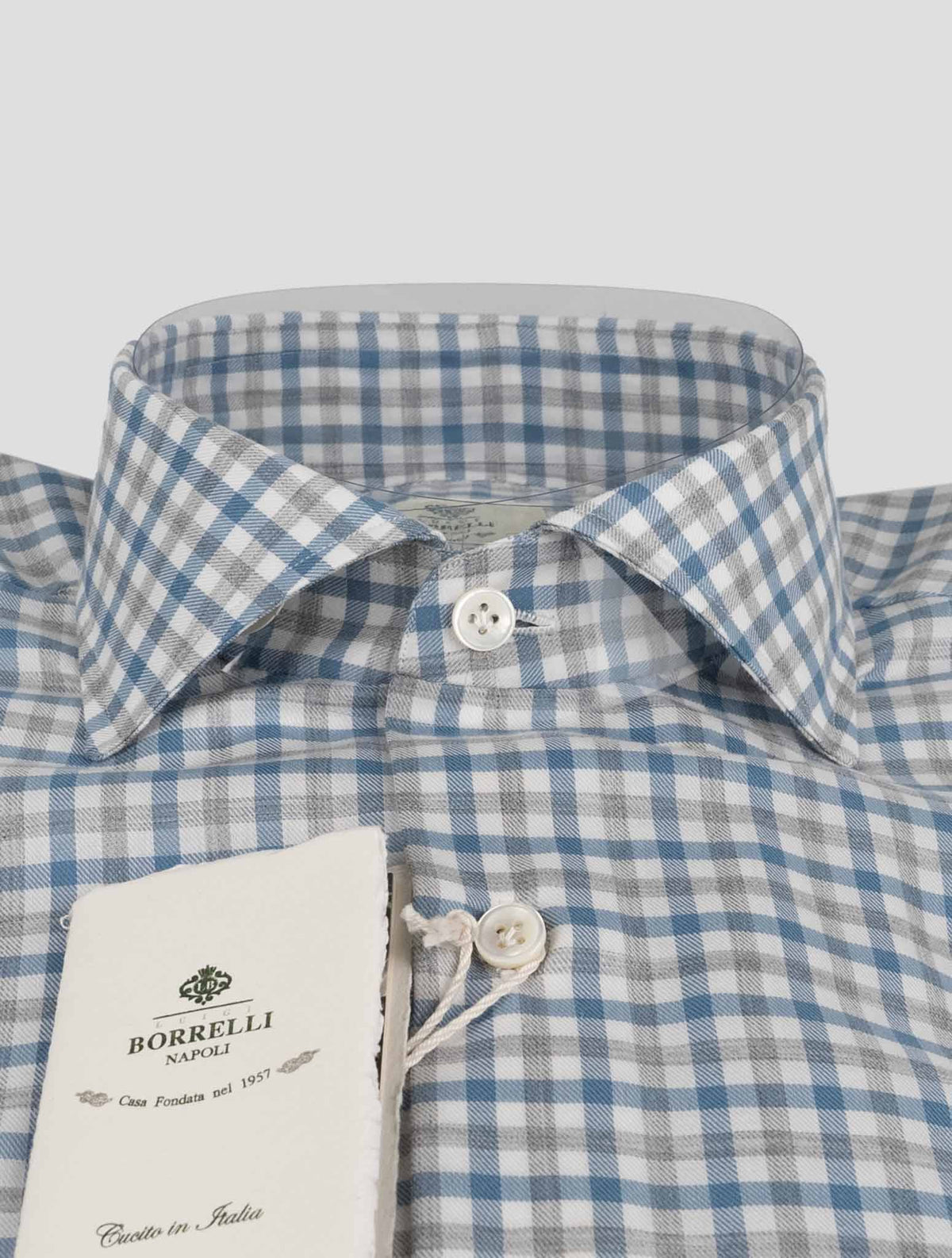 Luigi Borrelli Luigi Borrelli Multicolor Cotton Shirt Multicolor 001