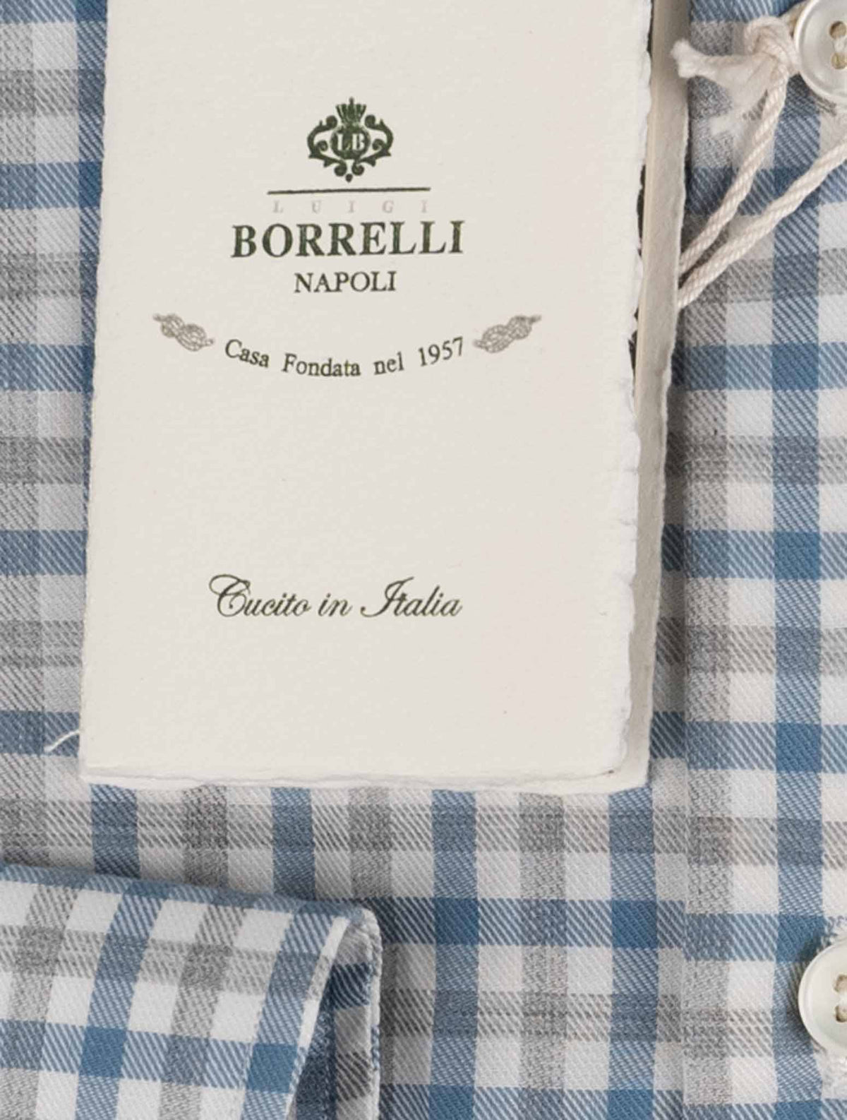 Luigi Borrelli Multicolor Cotton Shirt