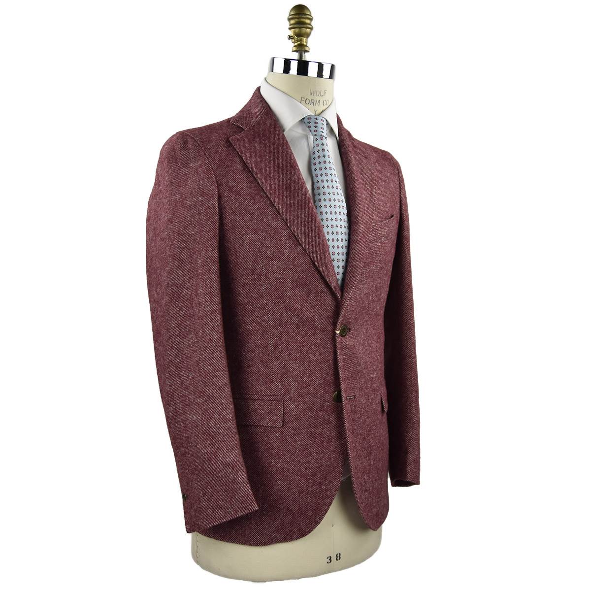 FeFè Napoli FEFÉ Red Wool Blazer Red 001