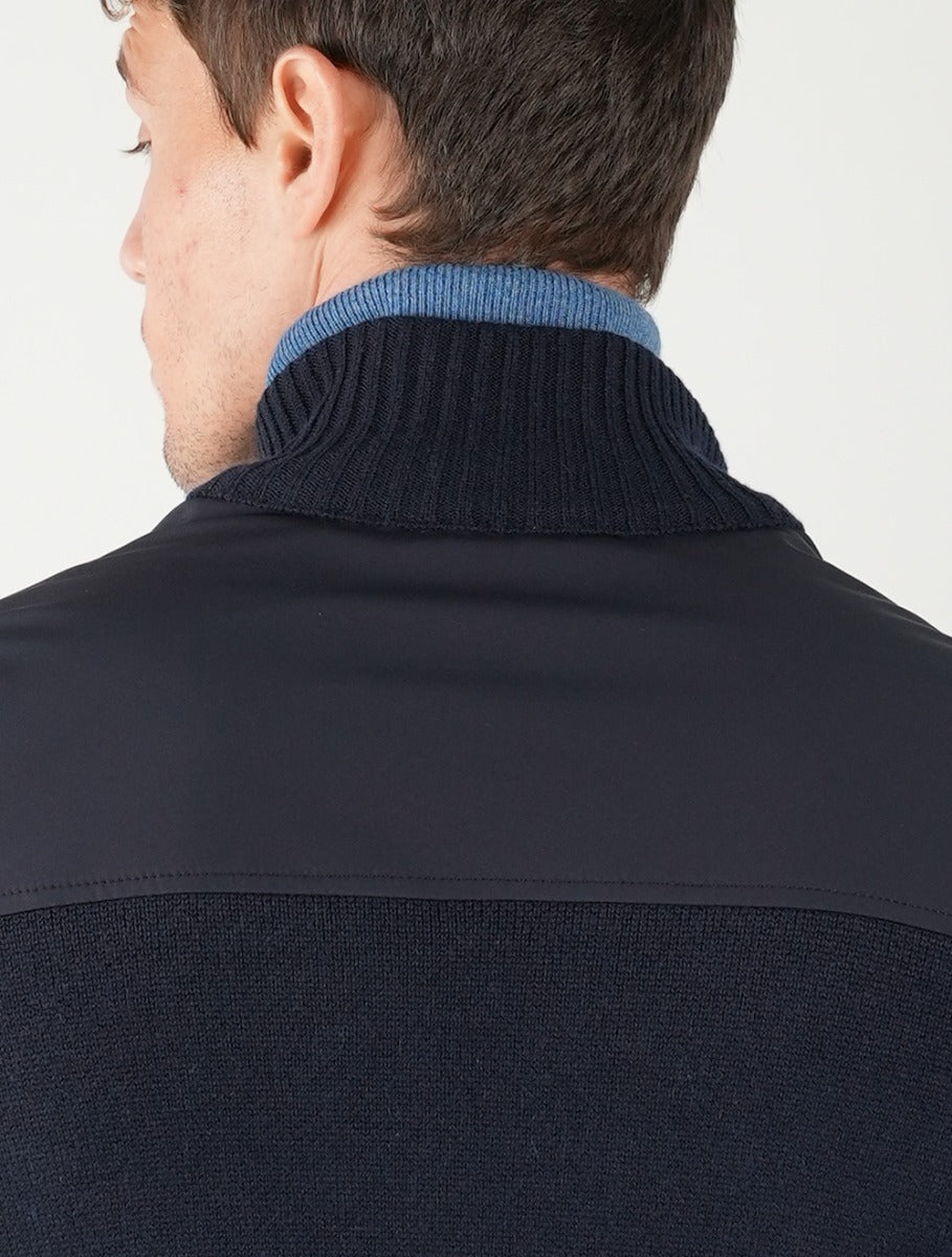 Fioroni Blue Navy Cashmere Coat
