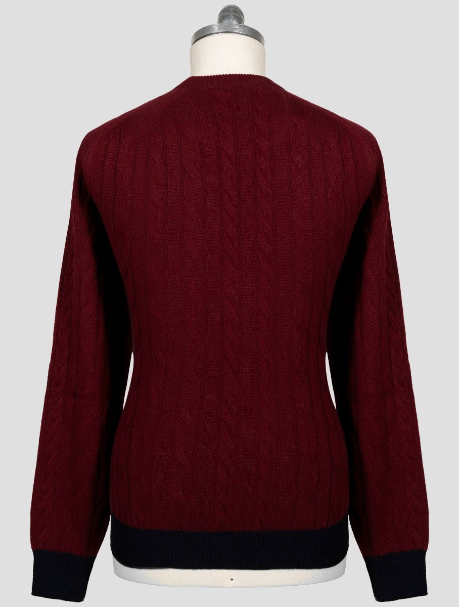 Fioroni Burgundy Cashmere Sweater Crewneck