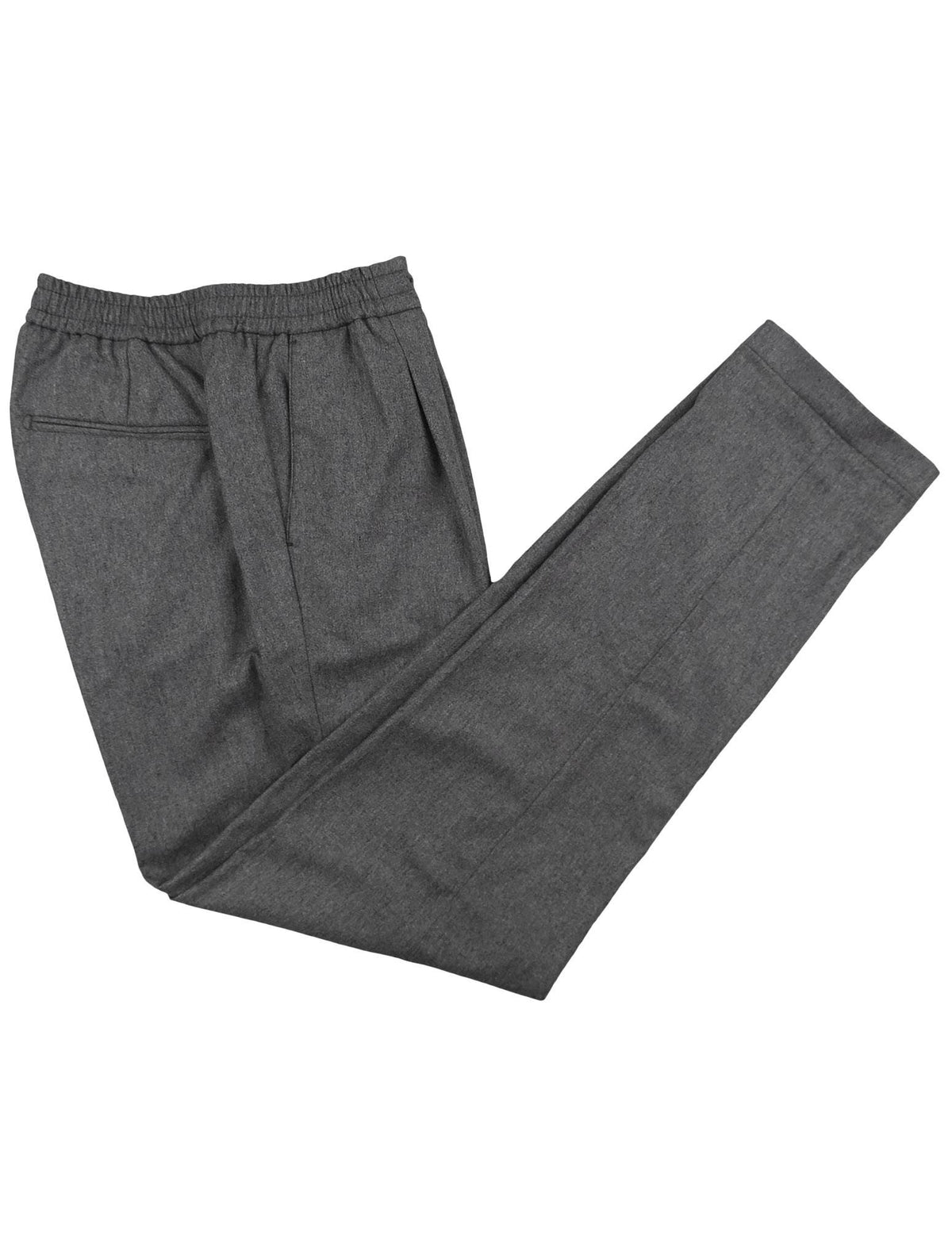 Luigi Borrelli Gray Wool Pa Cashmere EaPant