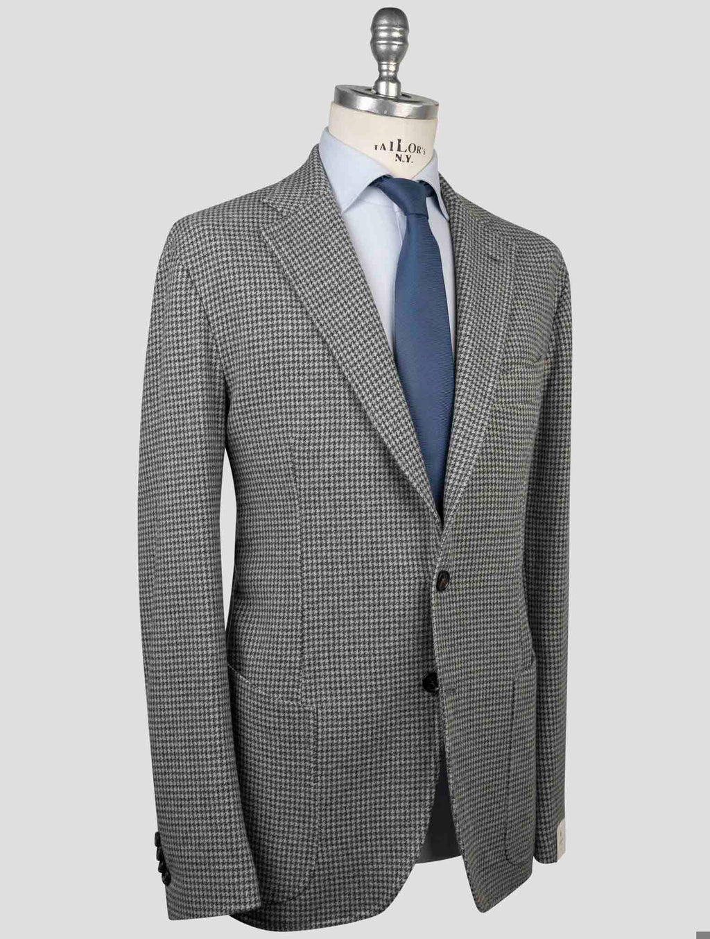 Luigi Borrelli Luigi Borrelli Dark Gray Virgin Wool Cashmere Blazer Dark Gray 001