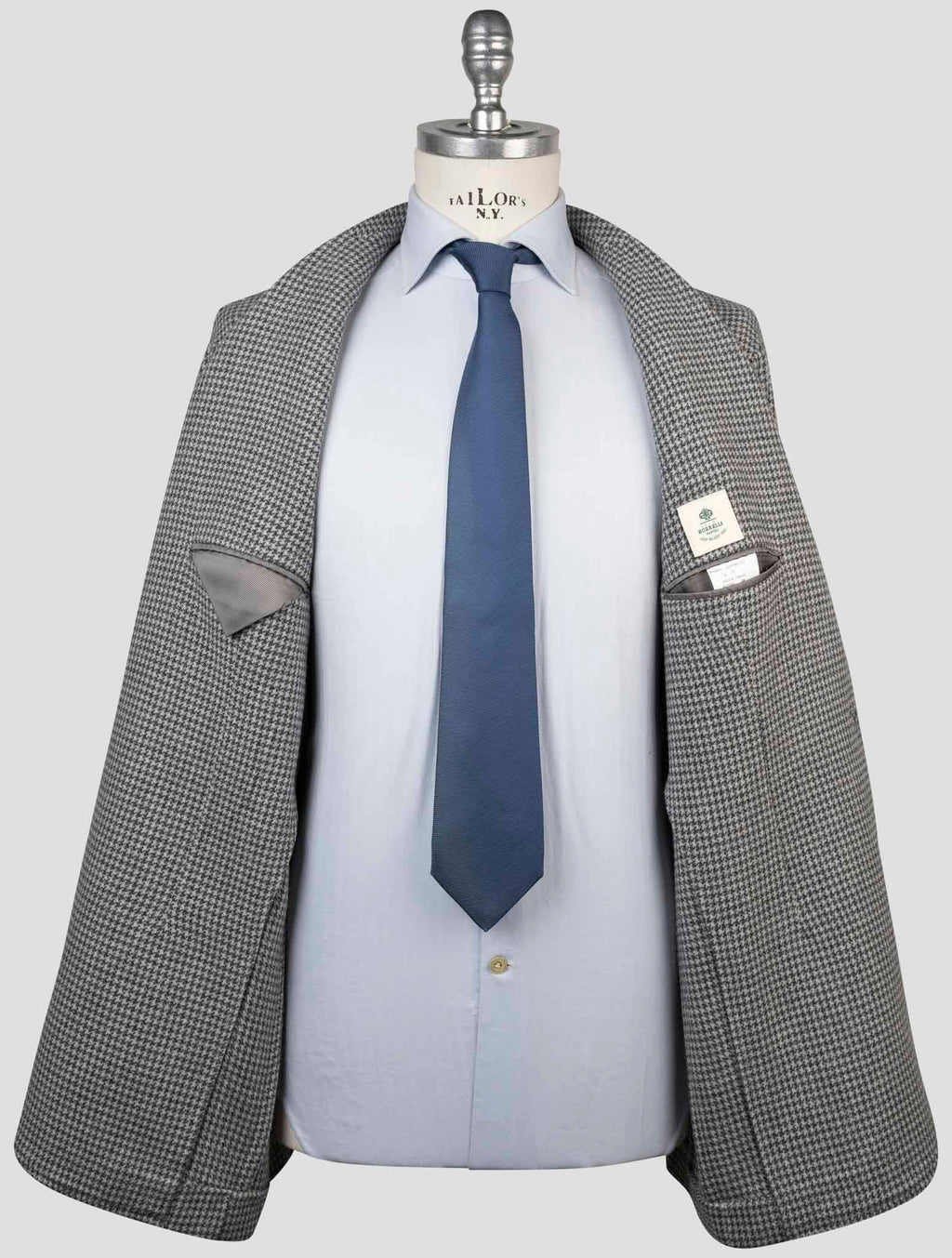 Luigi Borrelli Dark Gray Virgin Wool Cashmere Blazer