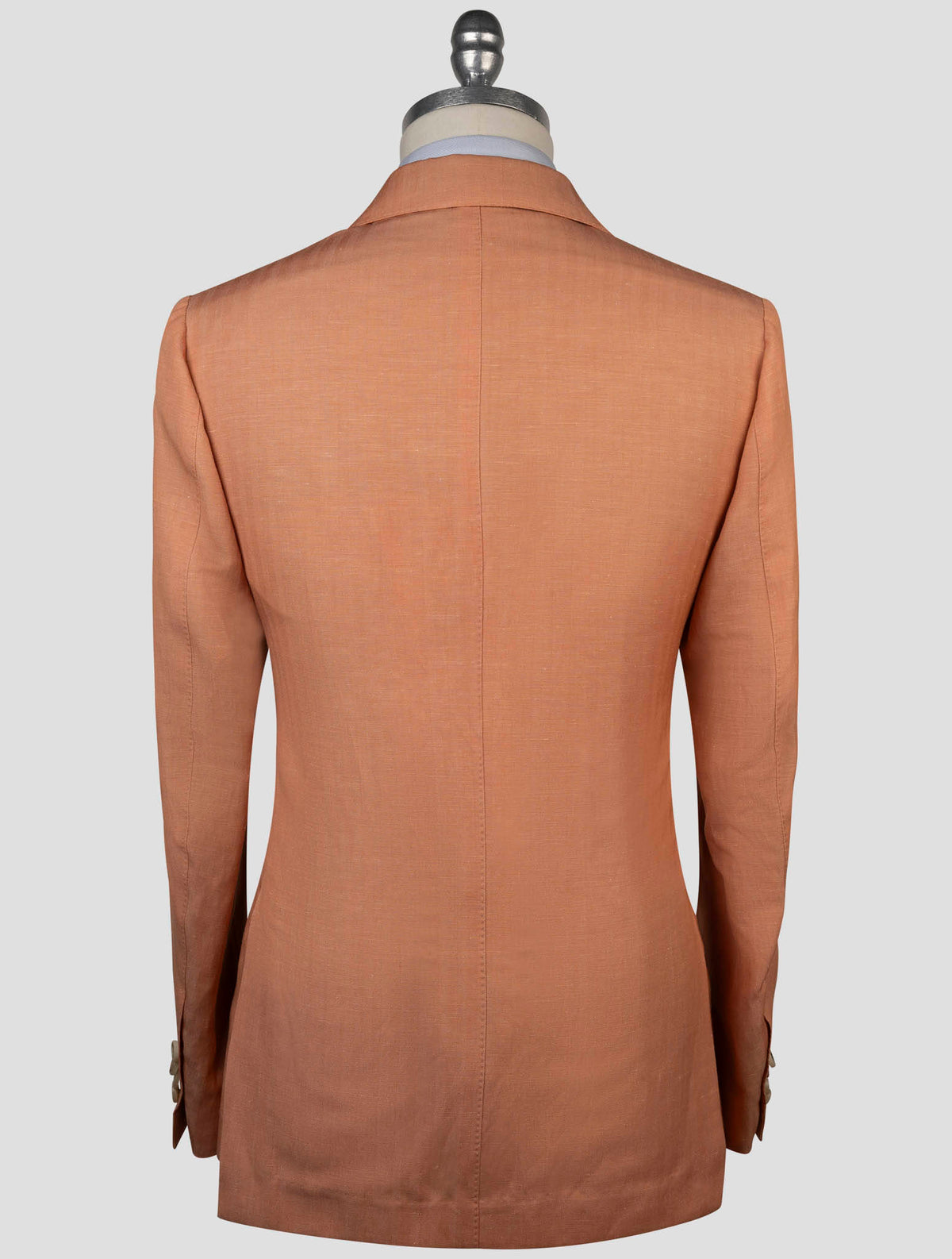 Luigi Borrelli Orange Virgin Wool Linen Blazer