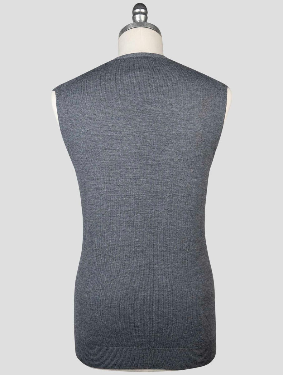Gran Sasso Gray Virgin Wool Gilet