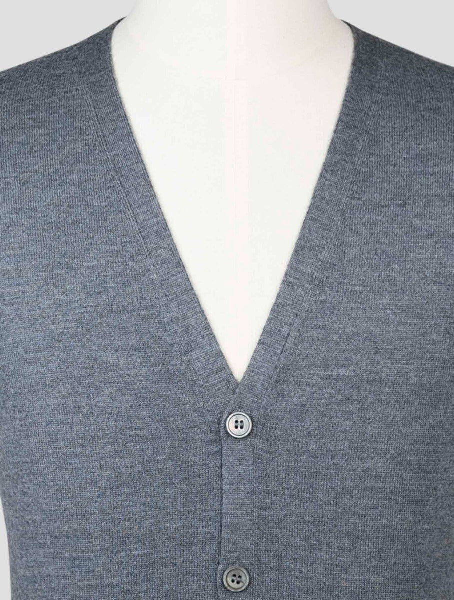 Gran Sasso Gray Virgin Wool Gilet
