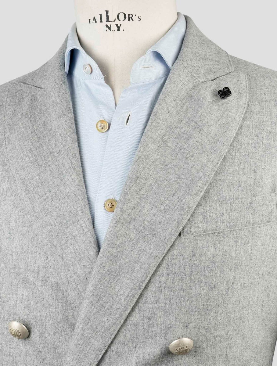 Gran Sasso Gray Virgin Wool Ea Blazer
