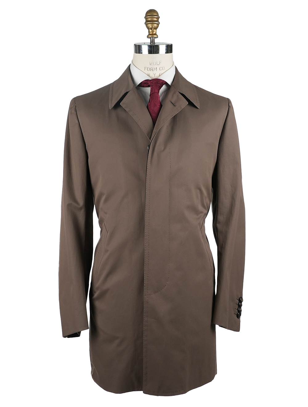 Cesare Attolini Cesare Attolini Brown Cotton Overcoat Brown 000