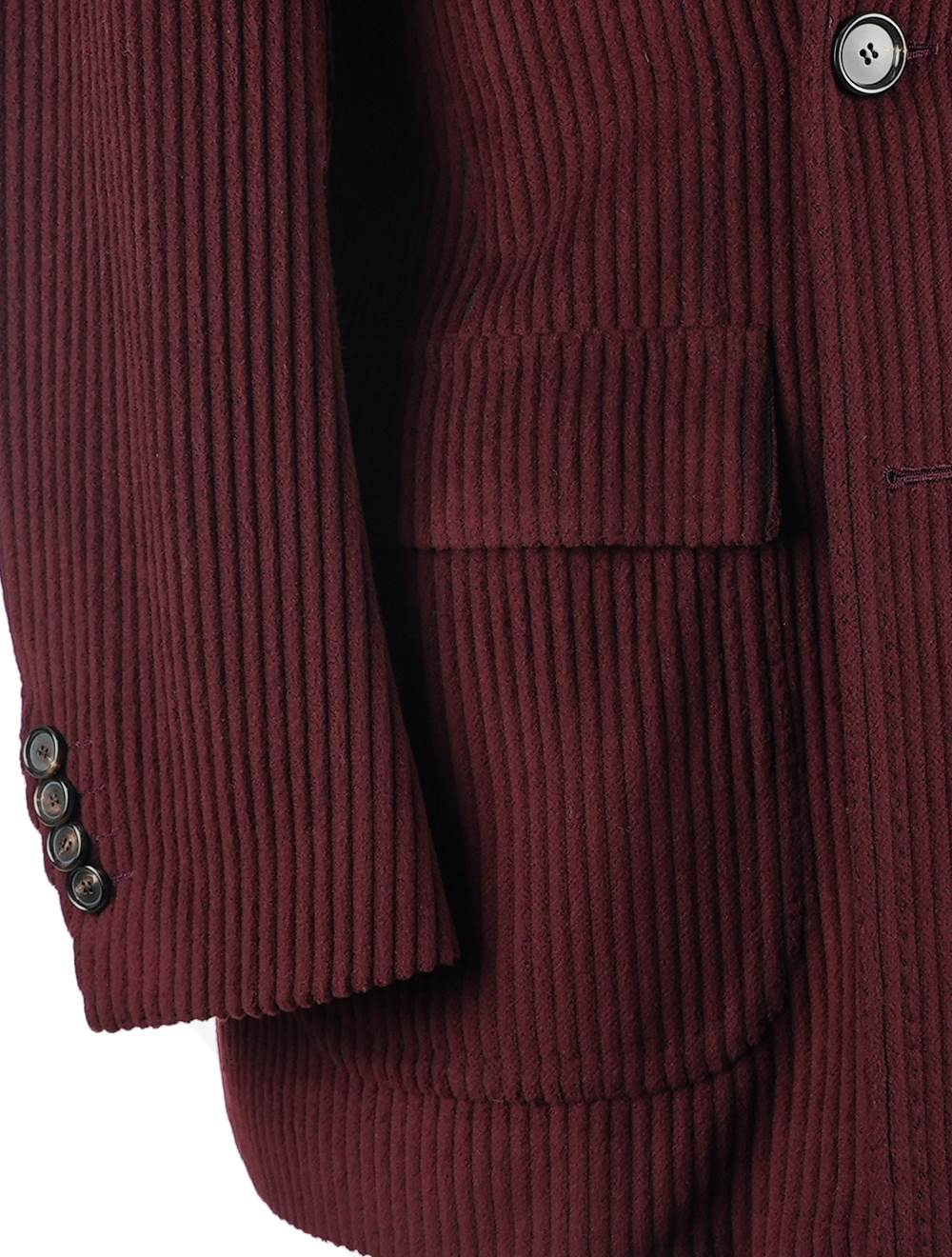 Cesare Attolini Burgundy Wool 170's Cashmere Overcoat