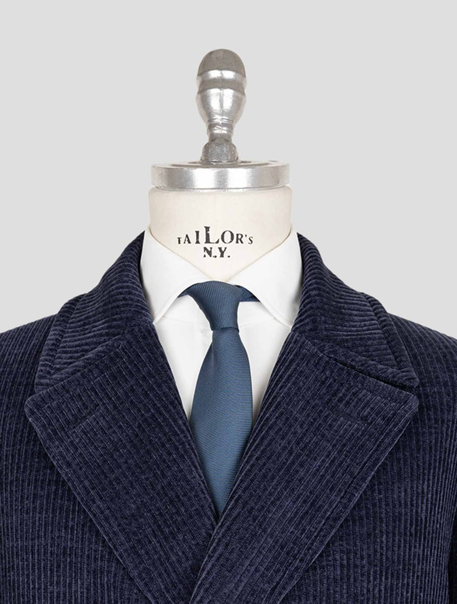 Giampaolo Blue Pl Ea Velvet Coat