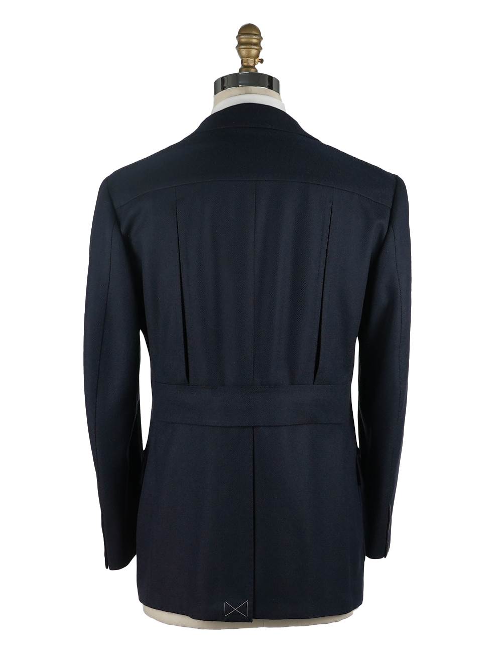 Cesare Attolini Blue Black Wool Cashmere Blazer
