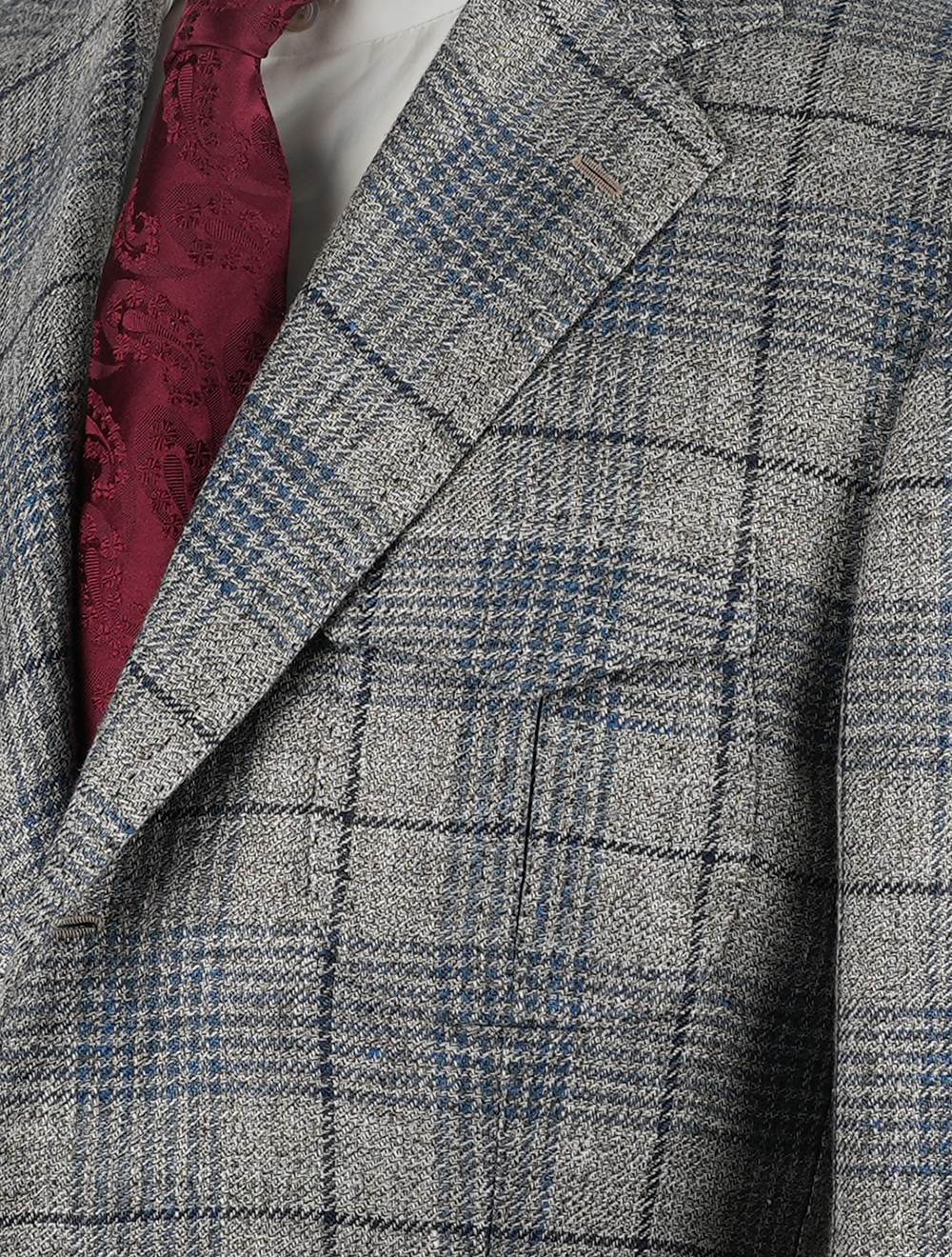 Cesare Attolini Multicolor Linen Blazer