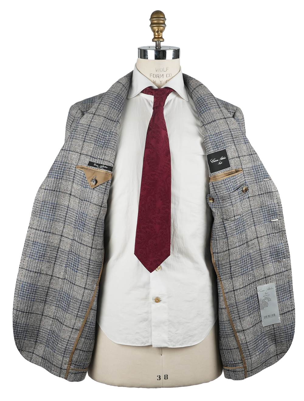 Cesare Attolini Multicolor Linen Blazer