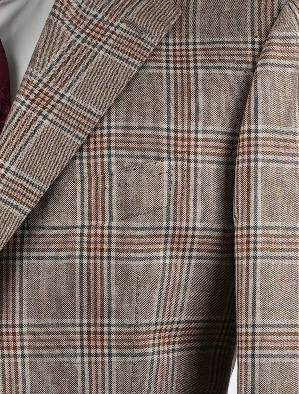 Cesare Attolini Multicolor Cashmere Silk Blazer