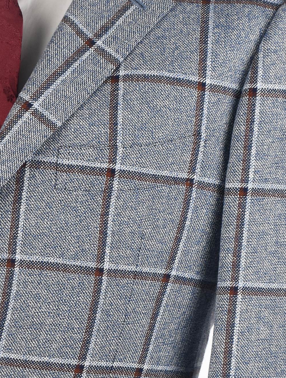 Cesare Attolini Multicolor Wool Silk Blazer