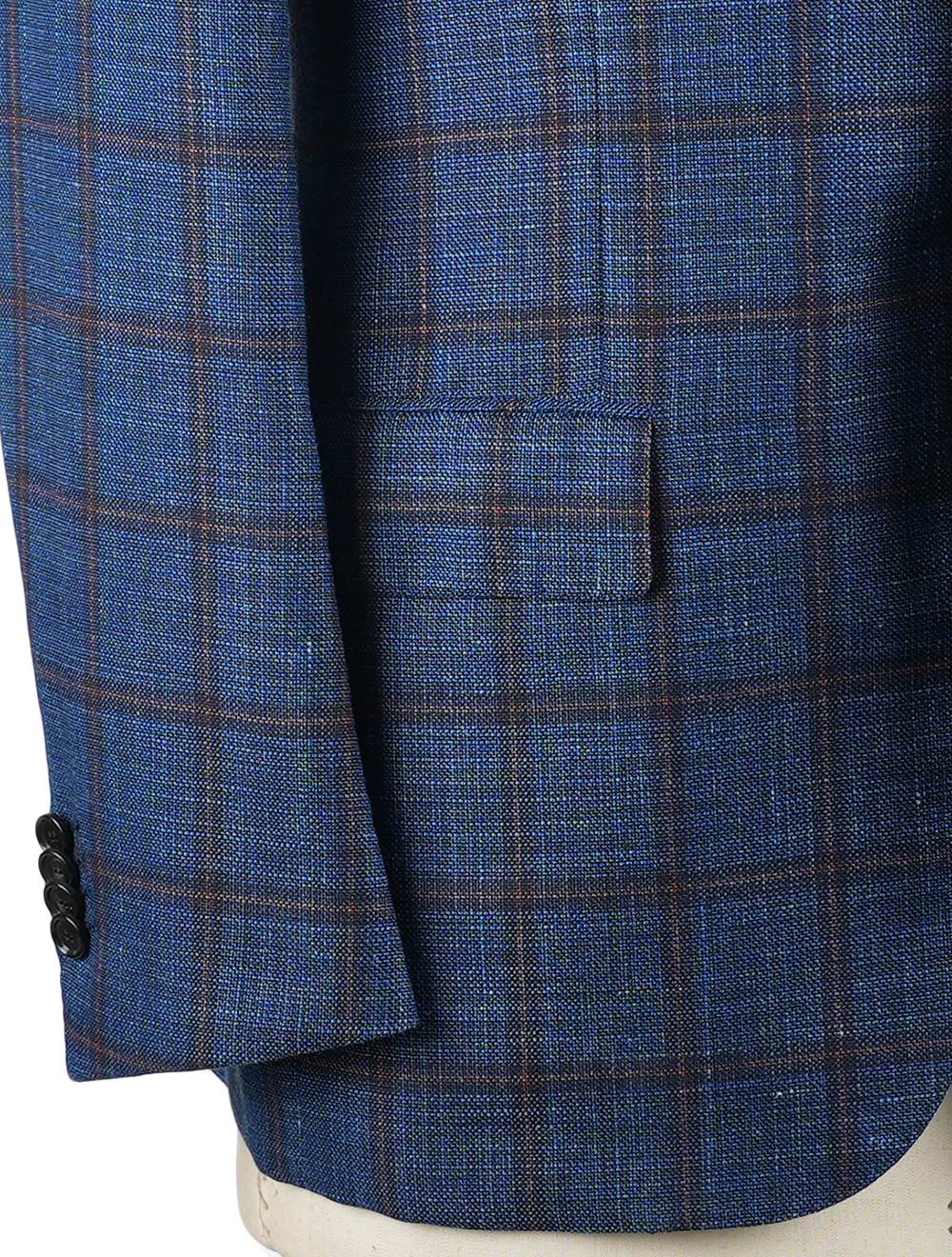 Cesare Attolini Multicolor Wool Silk Linen Blazer