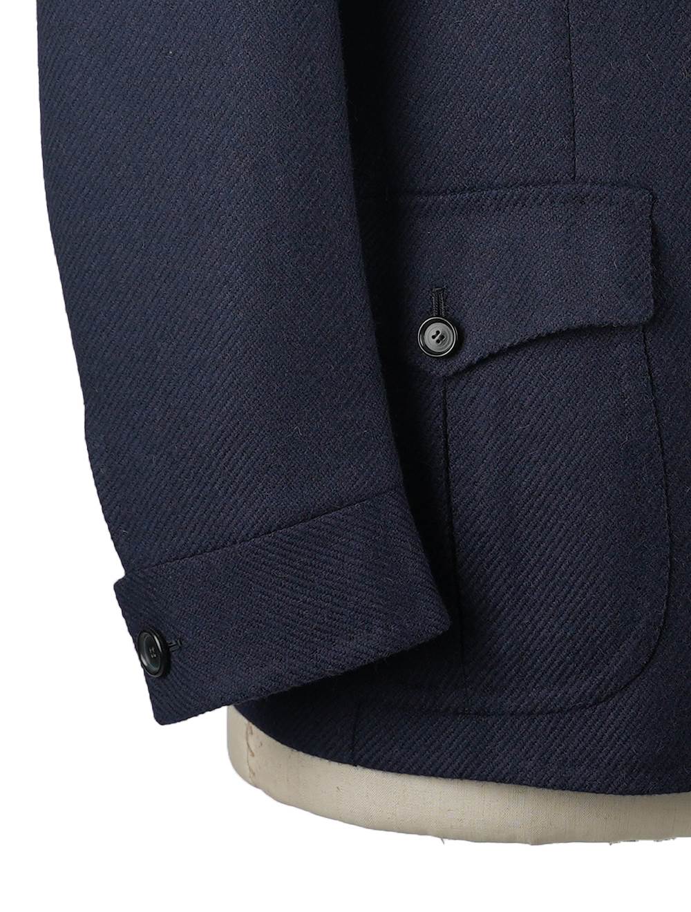 Cesare Attolini Blue Camel Overcoat