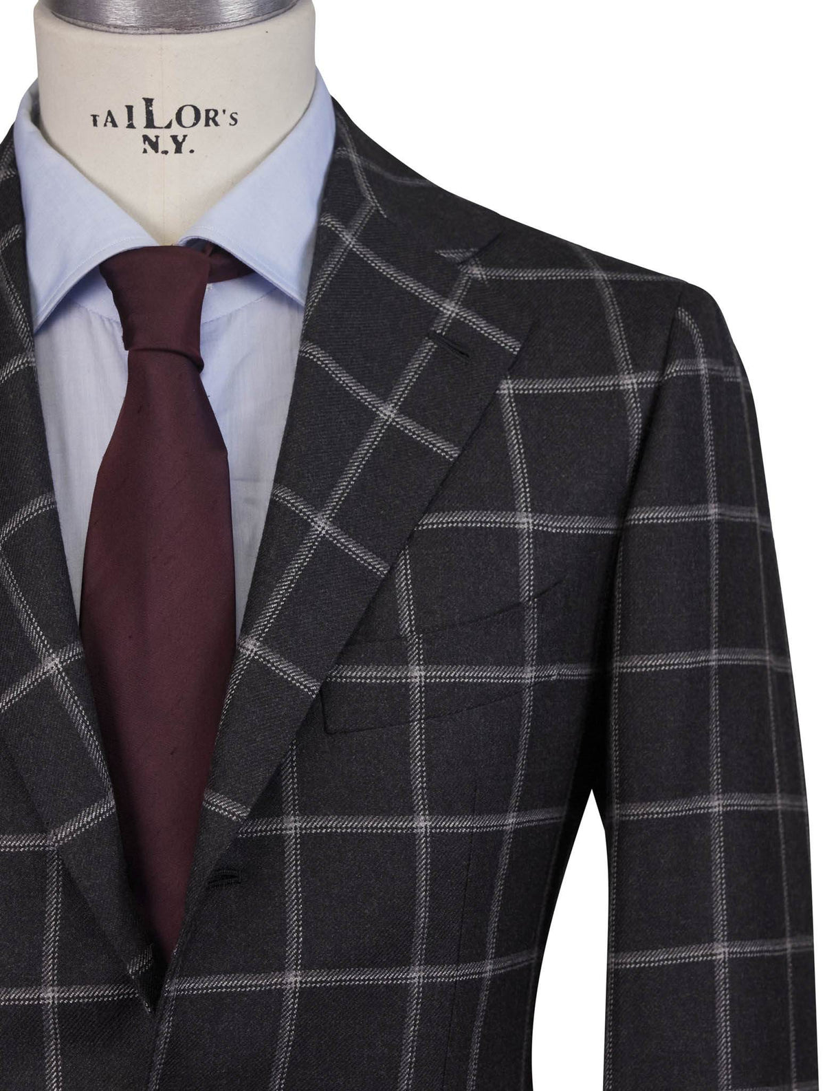 Cesare Attolini Gray Wool Cashmere Blazer