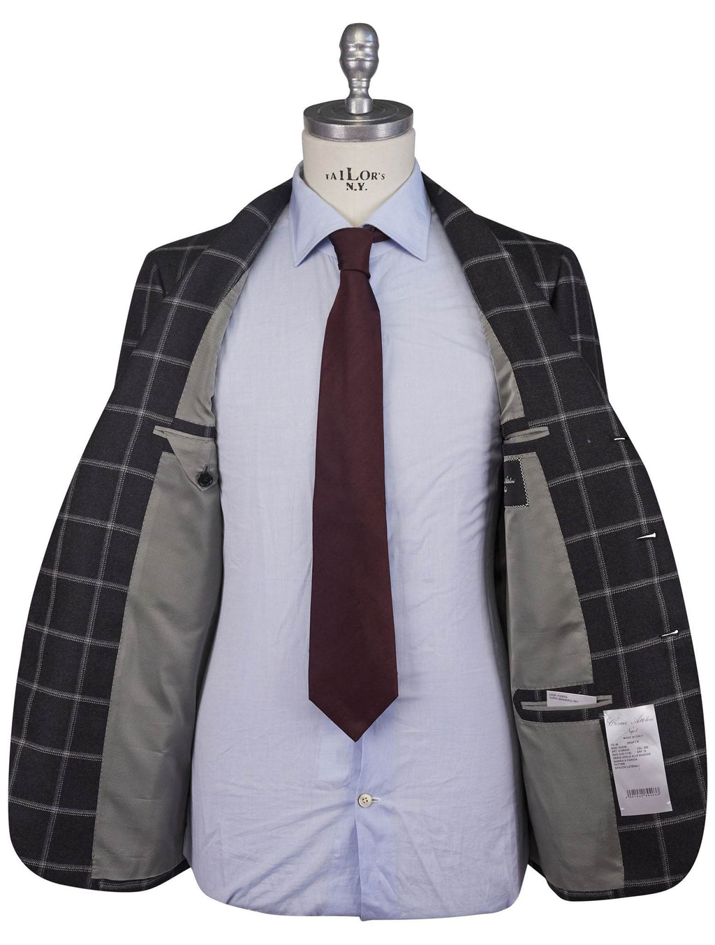 Cesare Attolini Gray Wool Cashmere Blazer