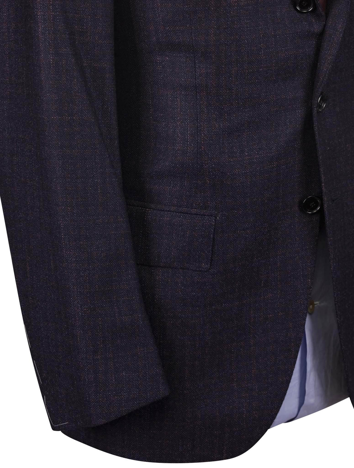 Cesare Attolini Multicolor Wool Silk Cashmere Blazer