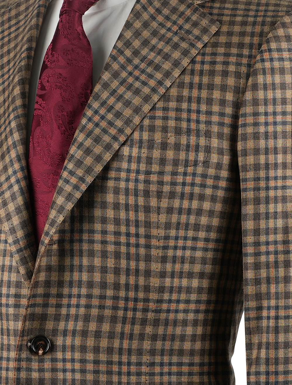 Cesare Attolini Multicolor Cashmere Silk Blazer