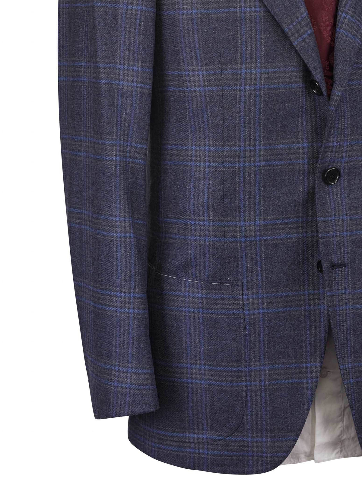 Cesare Attolini Multicolor Wool Cashmere Blazer