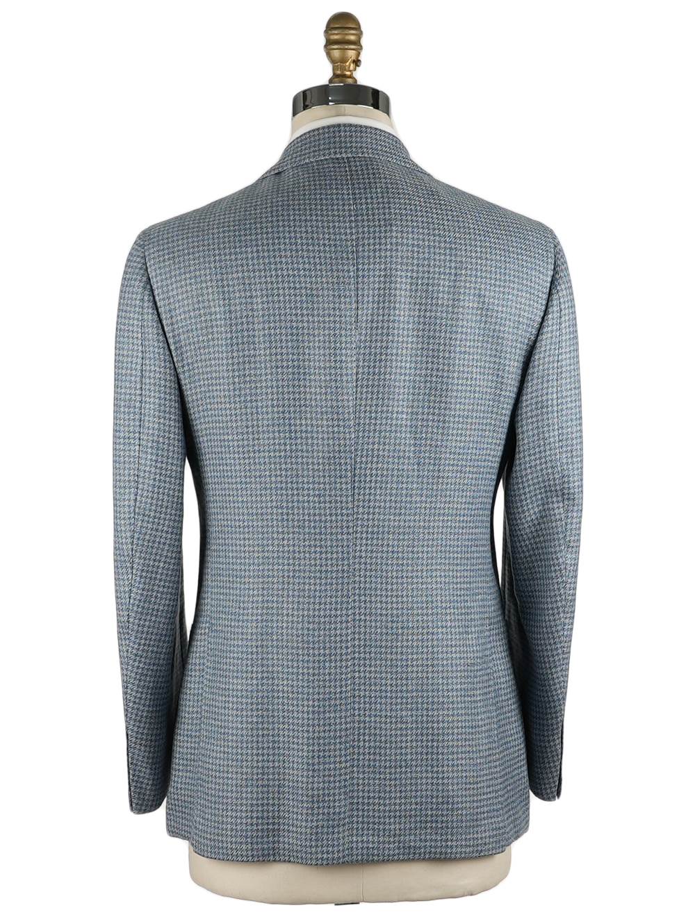 Cesare Attolini Light Blue Wool Linen Blazer