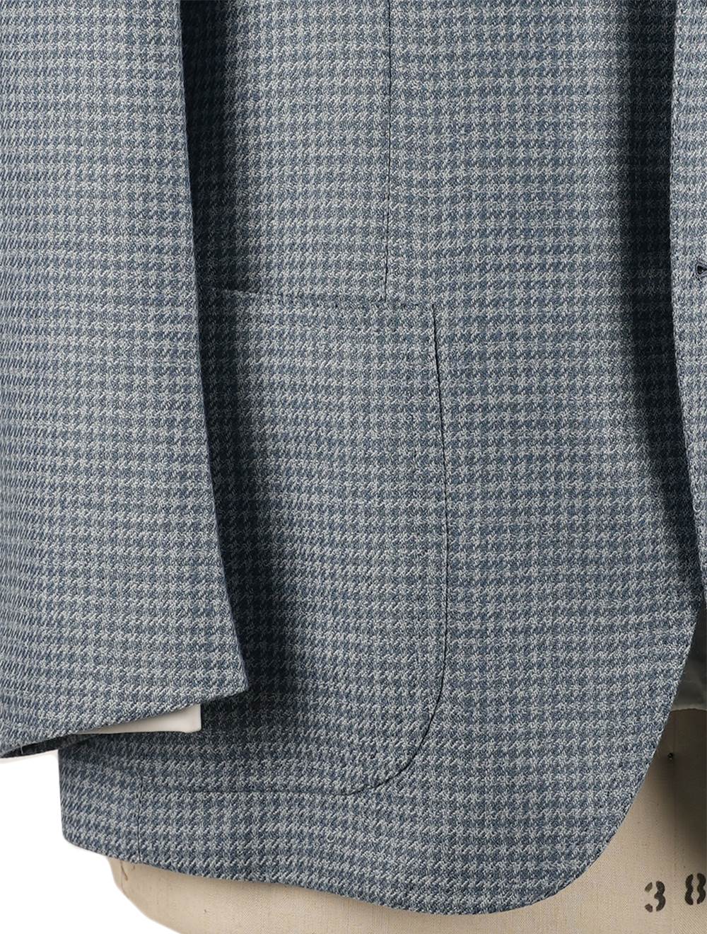 Cesare Attolini Light Blue Wool Linen Blazer