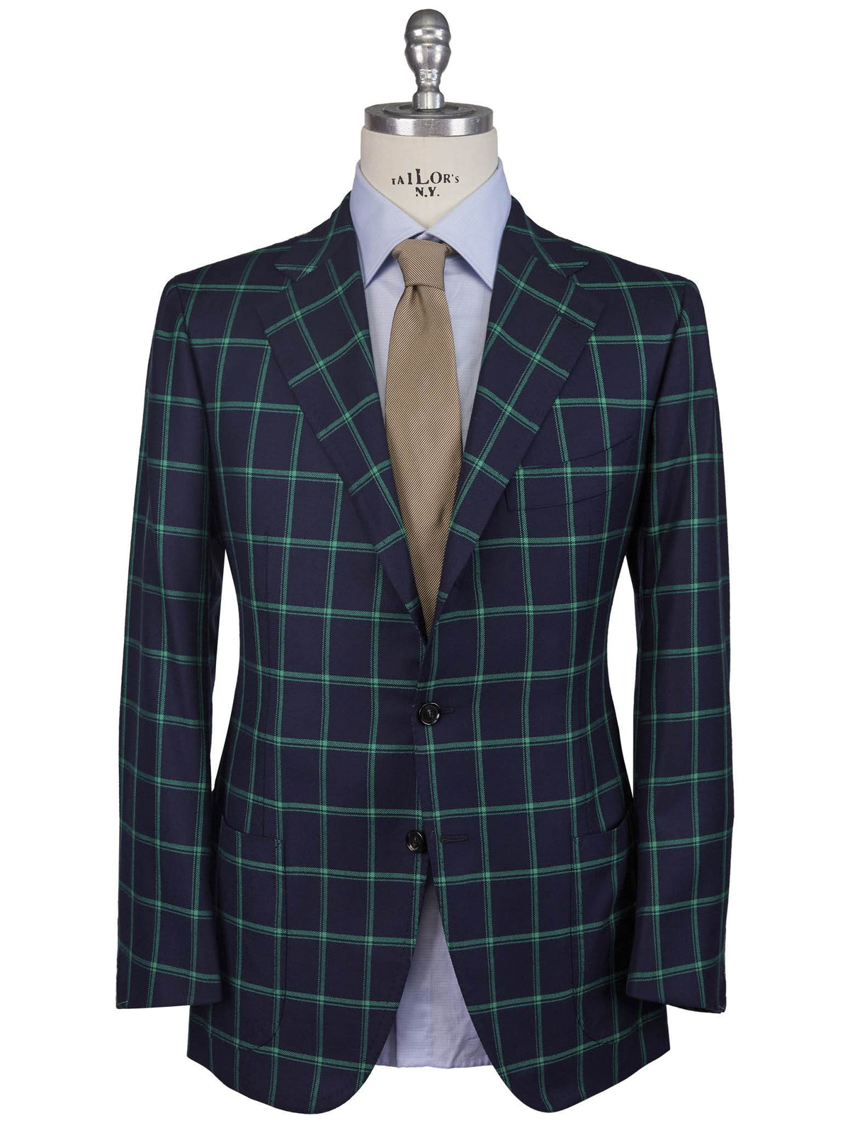 Cesare Attolini Cesare Attolini Blue Green Woo 140's Blazer Green / Blue 000