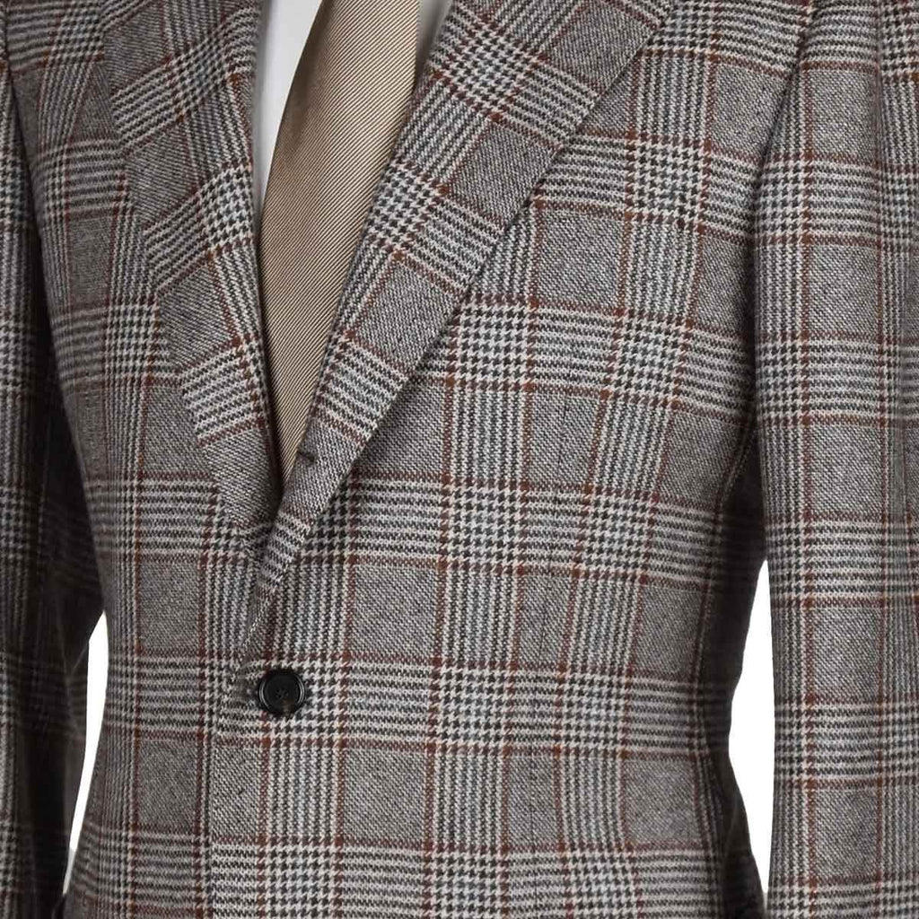Cesare Attolini Wool Cashmere Multicolor Blazer