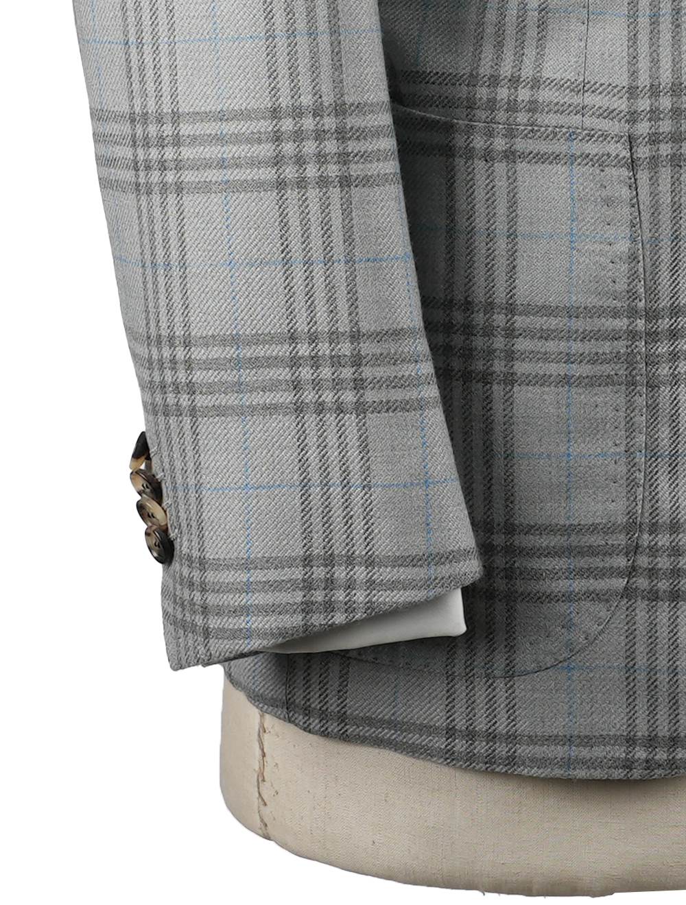 Cesare Attolini Multicolor Cashmere Silk Blazer