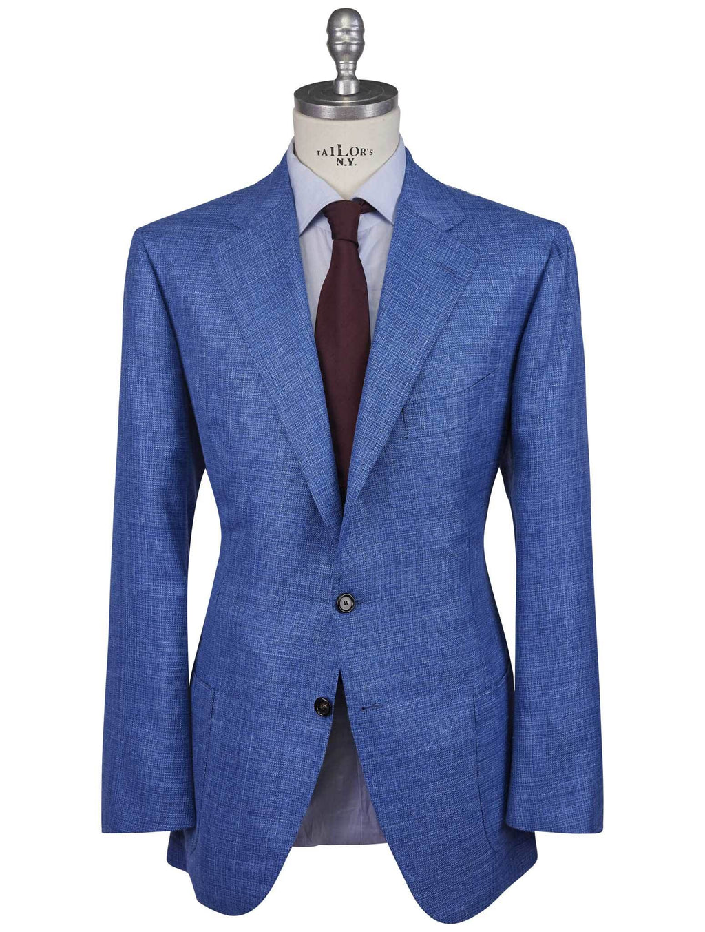 Cesare Attolini Cesare Attolini blu Wool silk linen Blazer Blue 000