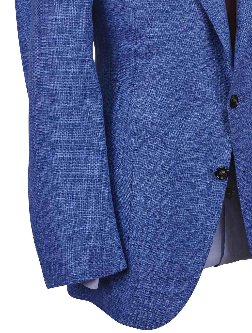 Cesare Attolini blu Wool silk linen Blazer