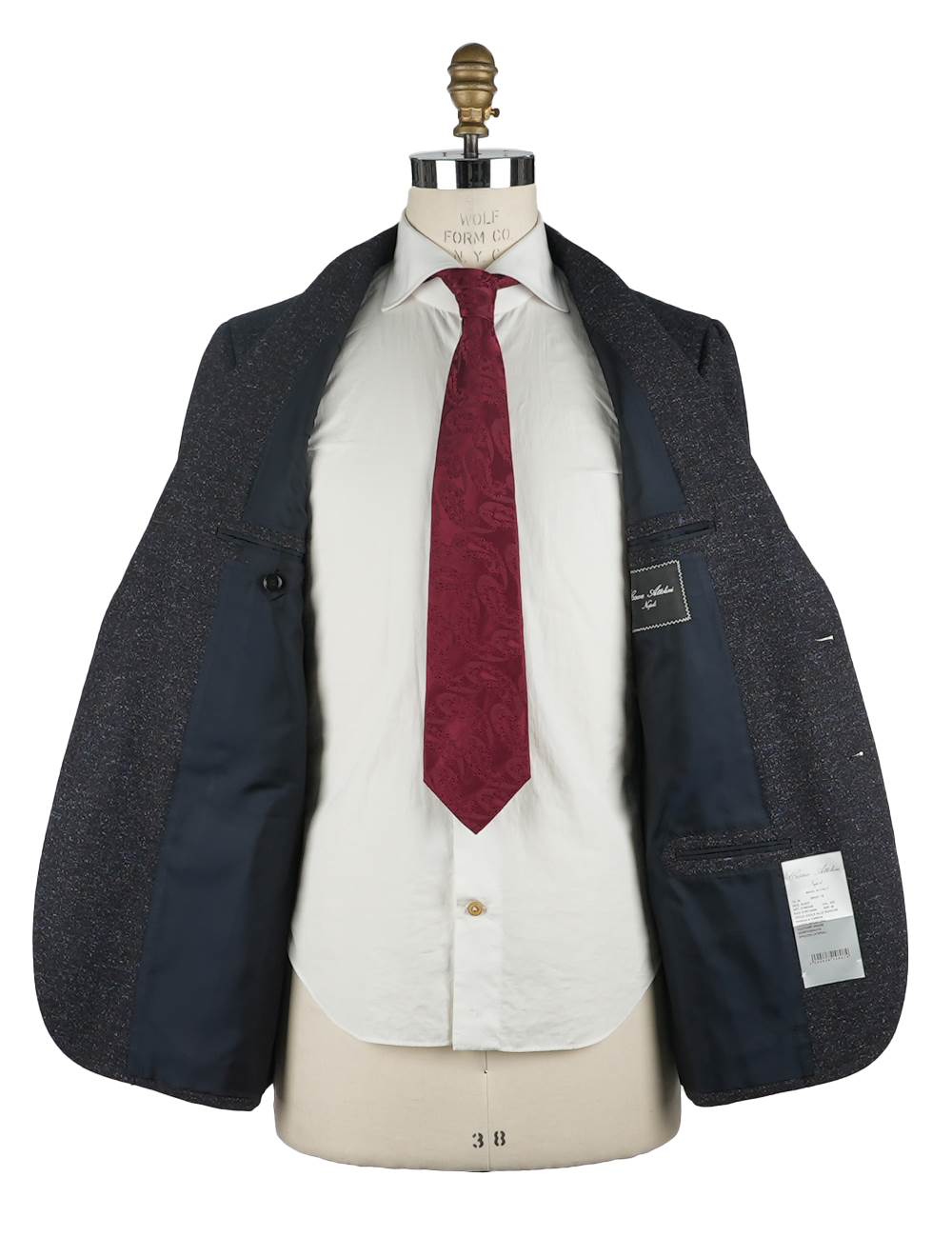 Cesare Attolini Multicolor Wool Silk Cashmere Blazer