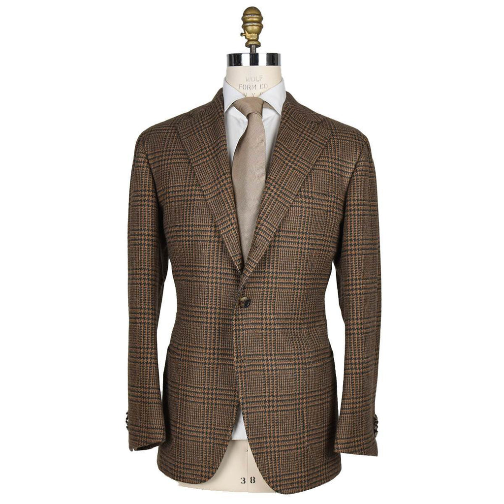 Cesare Attolini Lambswool Beige Green Blazer