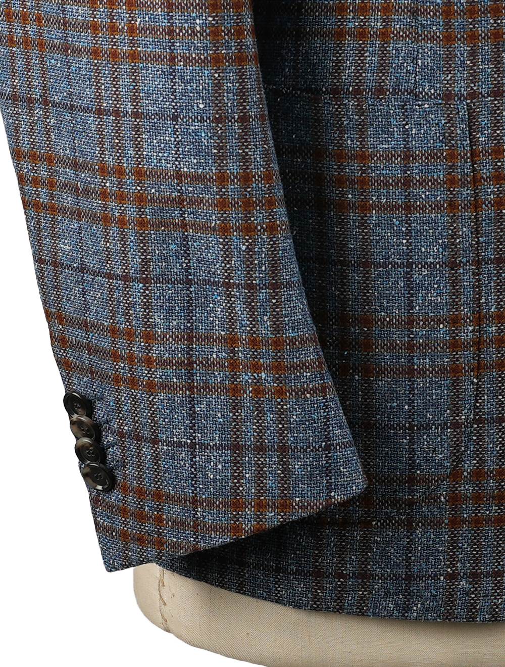 Cesare Attolini Multicolor Wool Silk Blazer