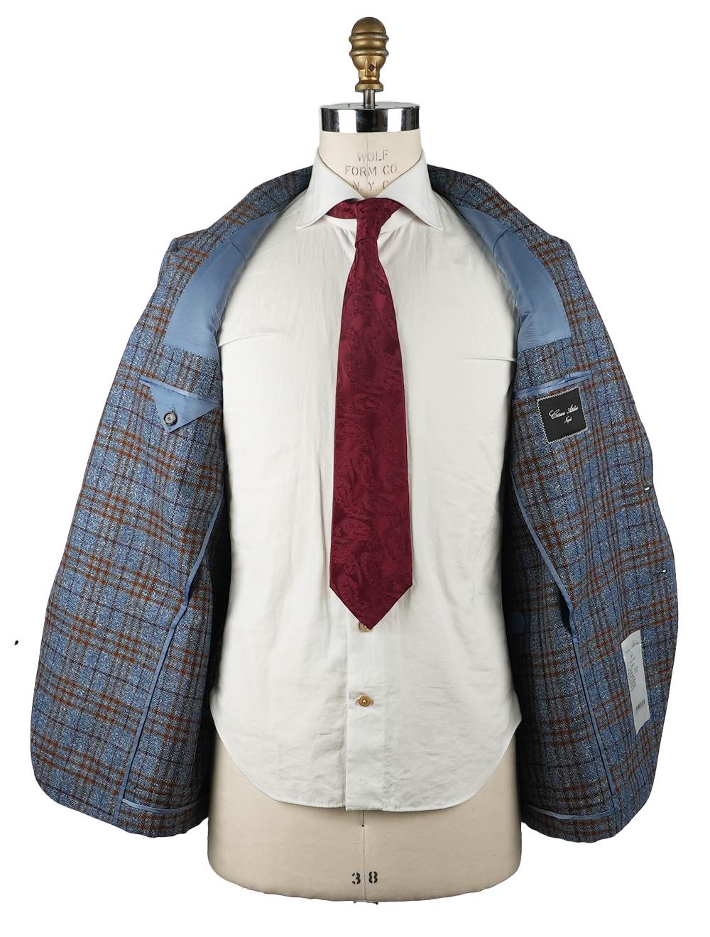 Cesare Attolini Multicolor Wool Silk Blazer