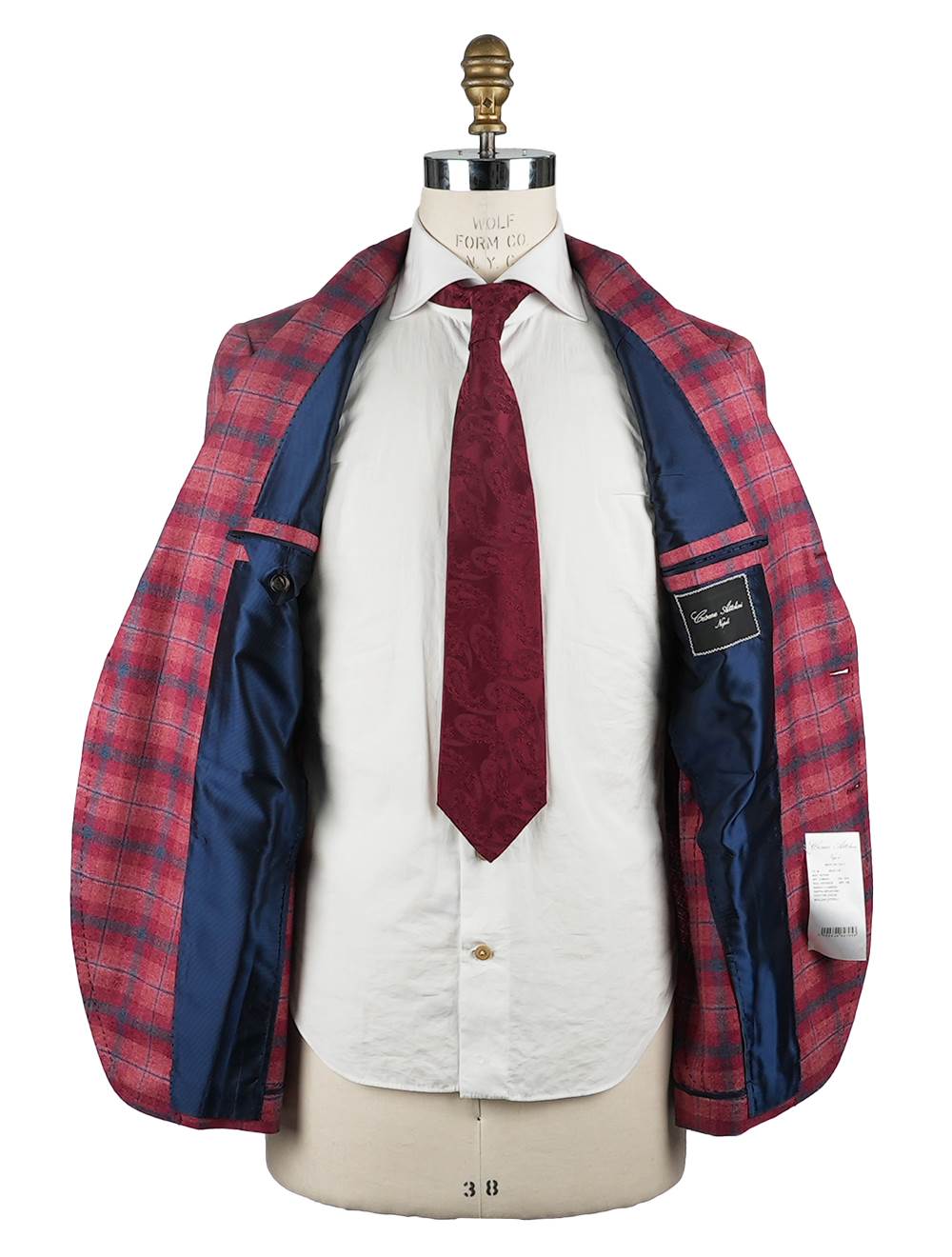 Cesare Attolini Multicolor Silk Cashmere Blazer