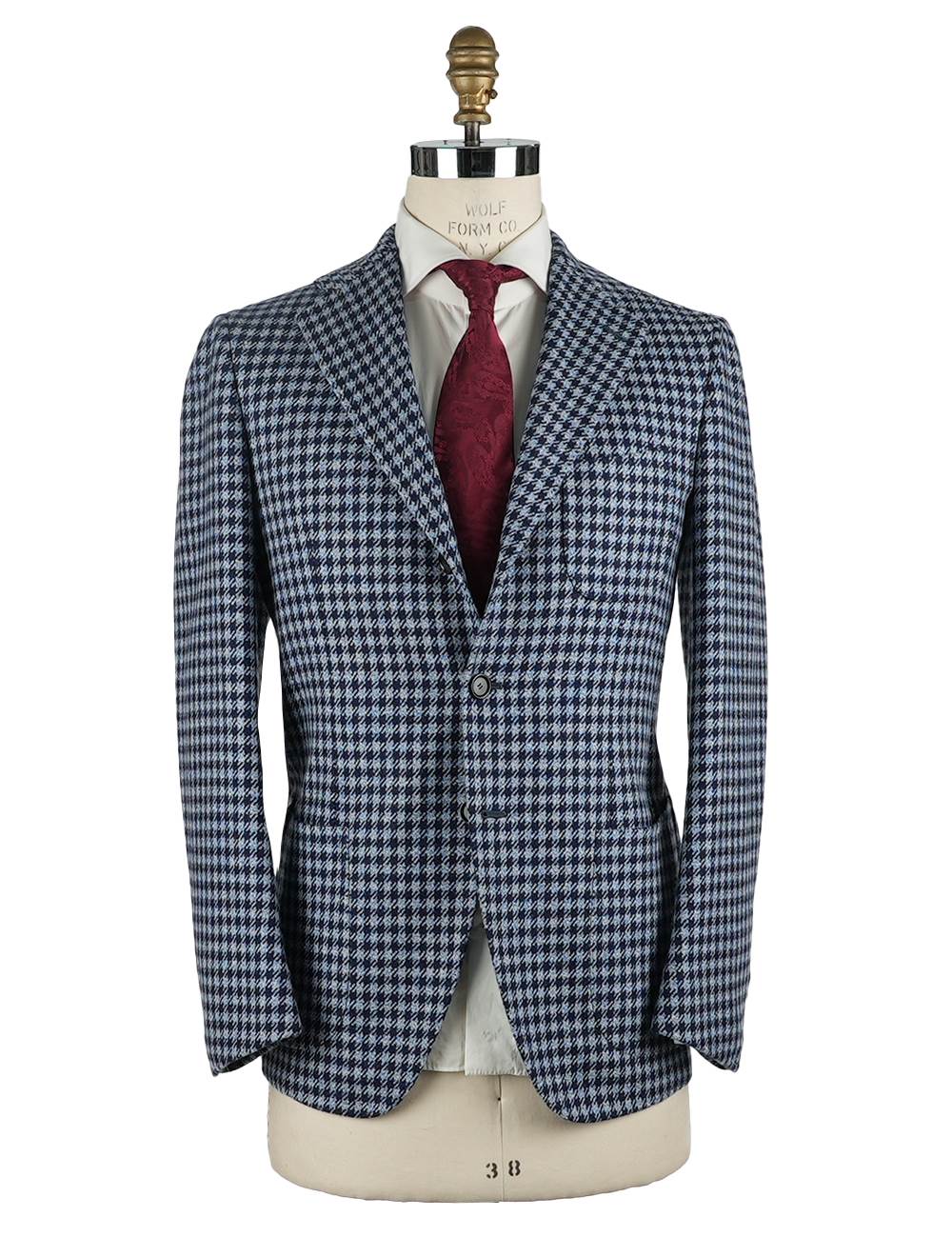 Cesare Attolini Cesare Attolini Blue Light Blue Lambswool Blazer Blue / Light Blue 000