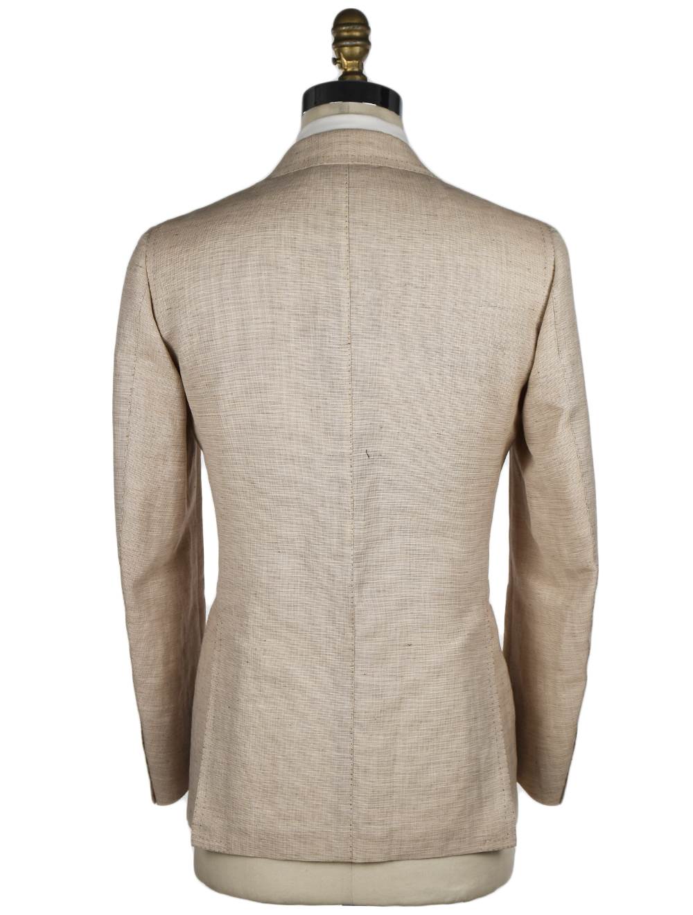 Cesare Attolini Beige Hemp Wool Blazer