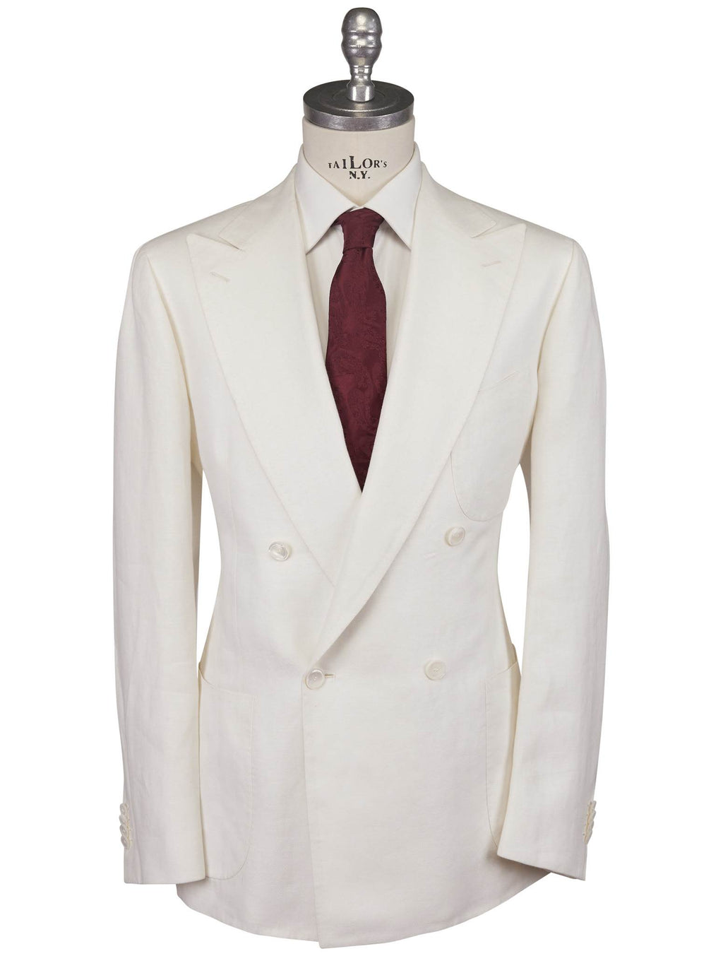 Cesare Attolini White Linen Blazer