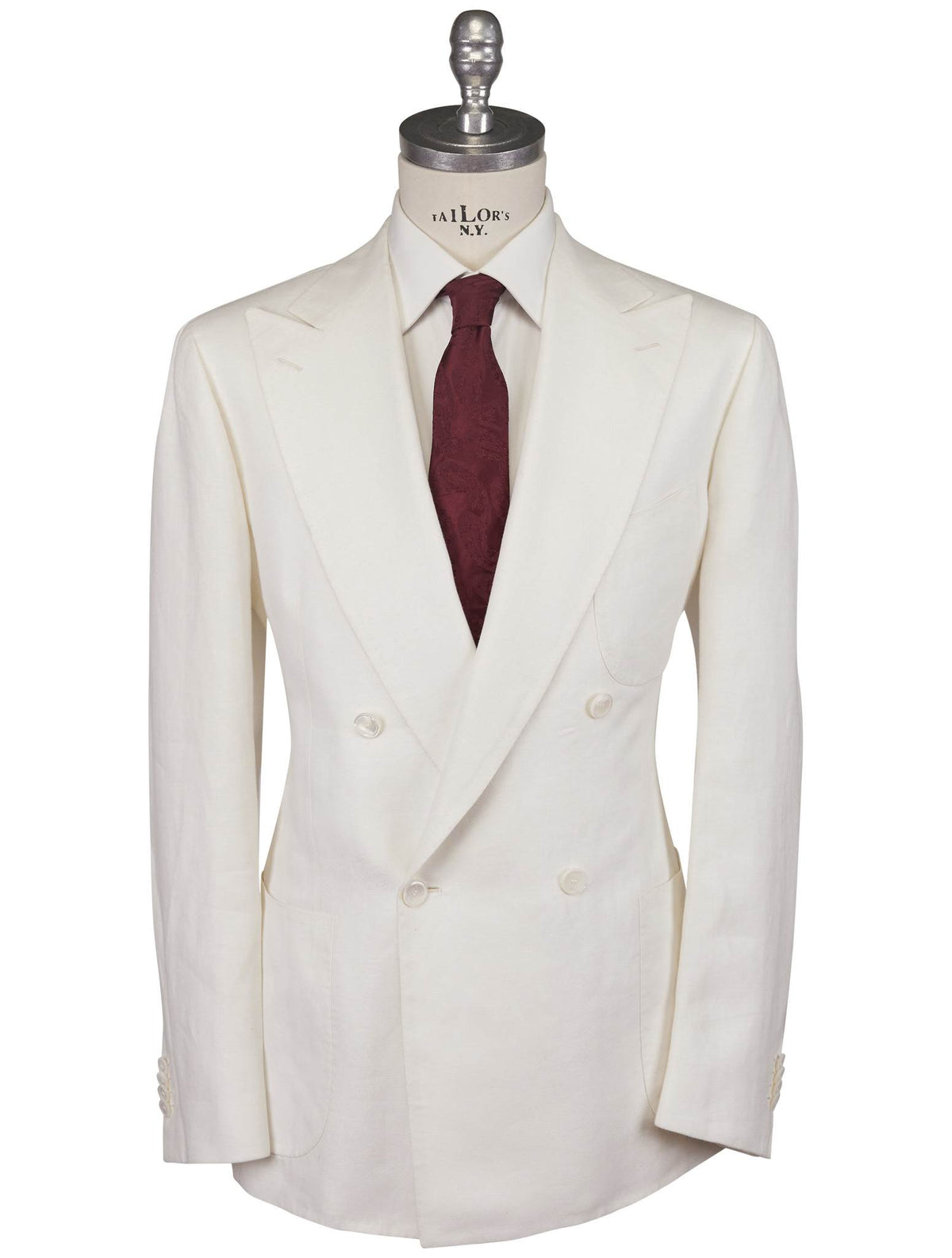 Cesare Attolini White Linen Blazer