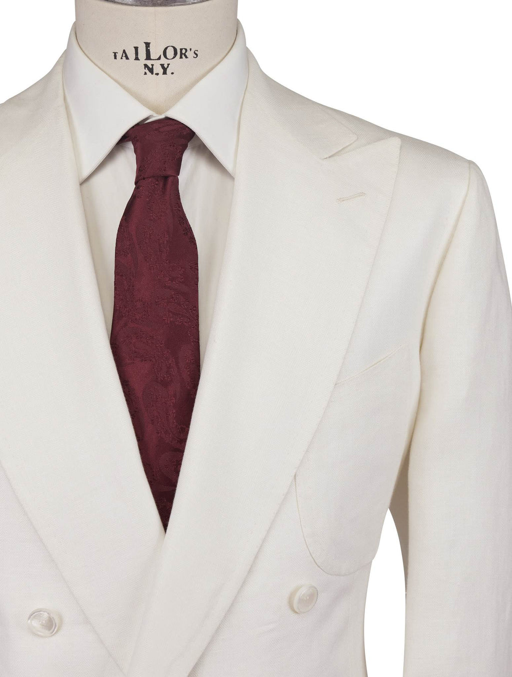Cesare Attolini White Linen Blazer