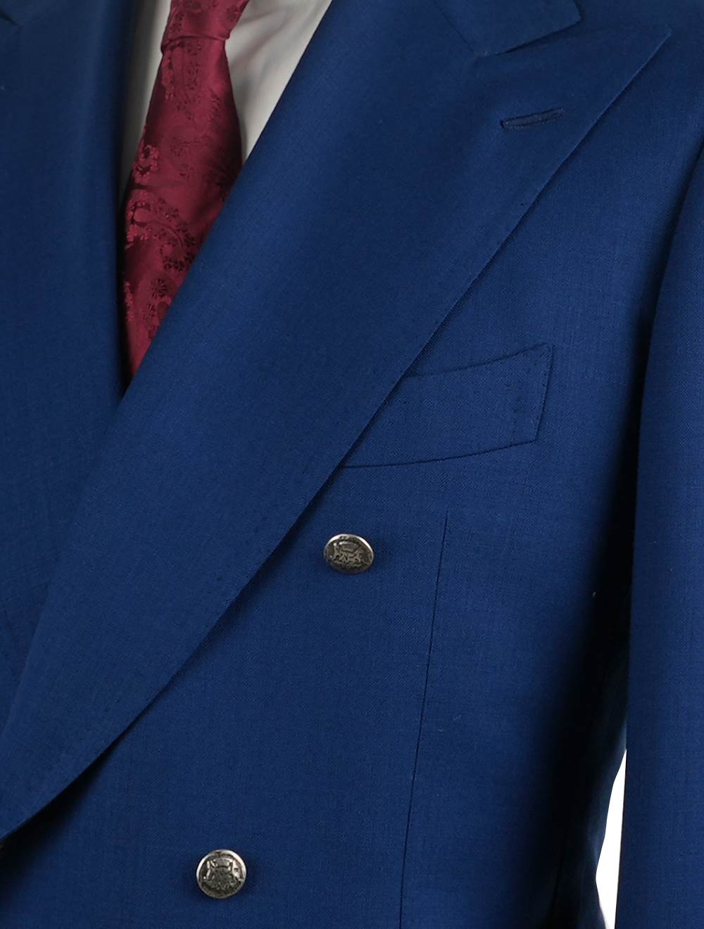 Cesare Attolini Blue Wool Blazer