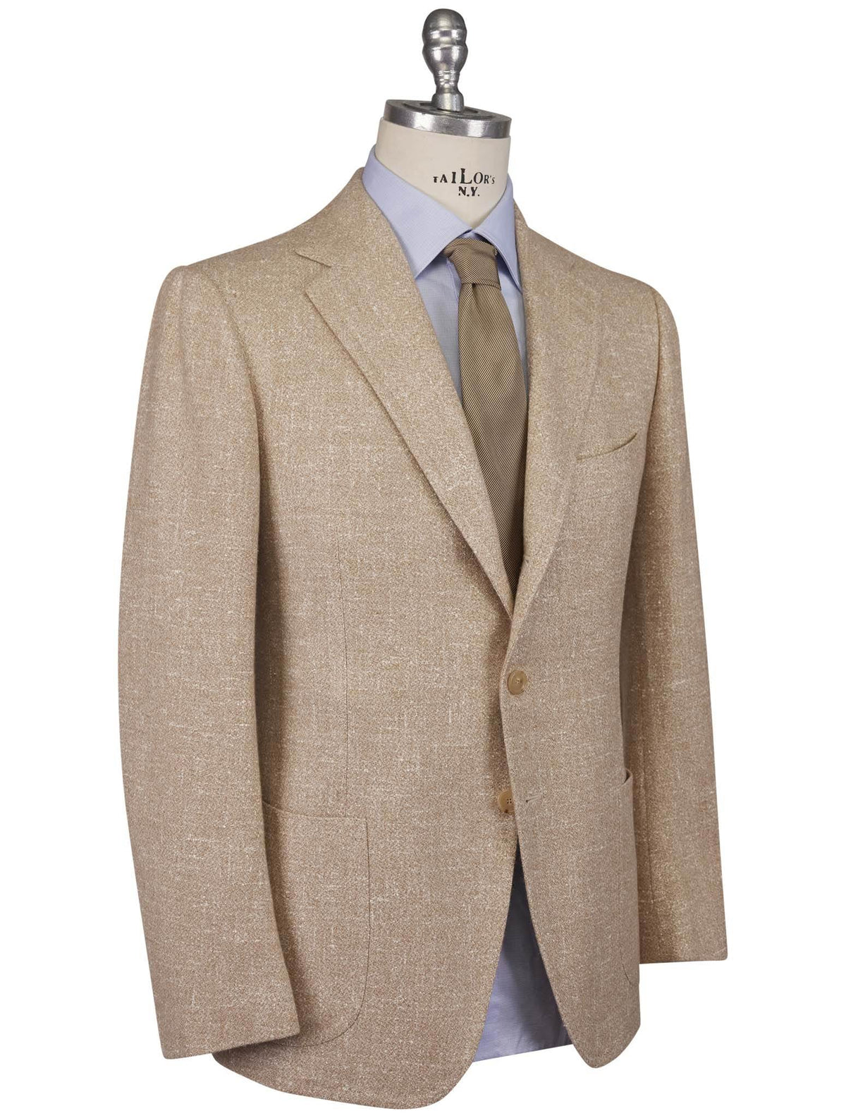 Cesare Attolini Cesare Attolini Beige Cashmere Silk Blazer Beige 001
