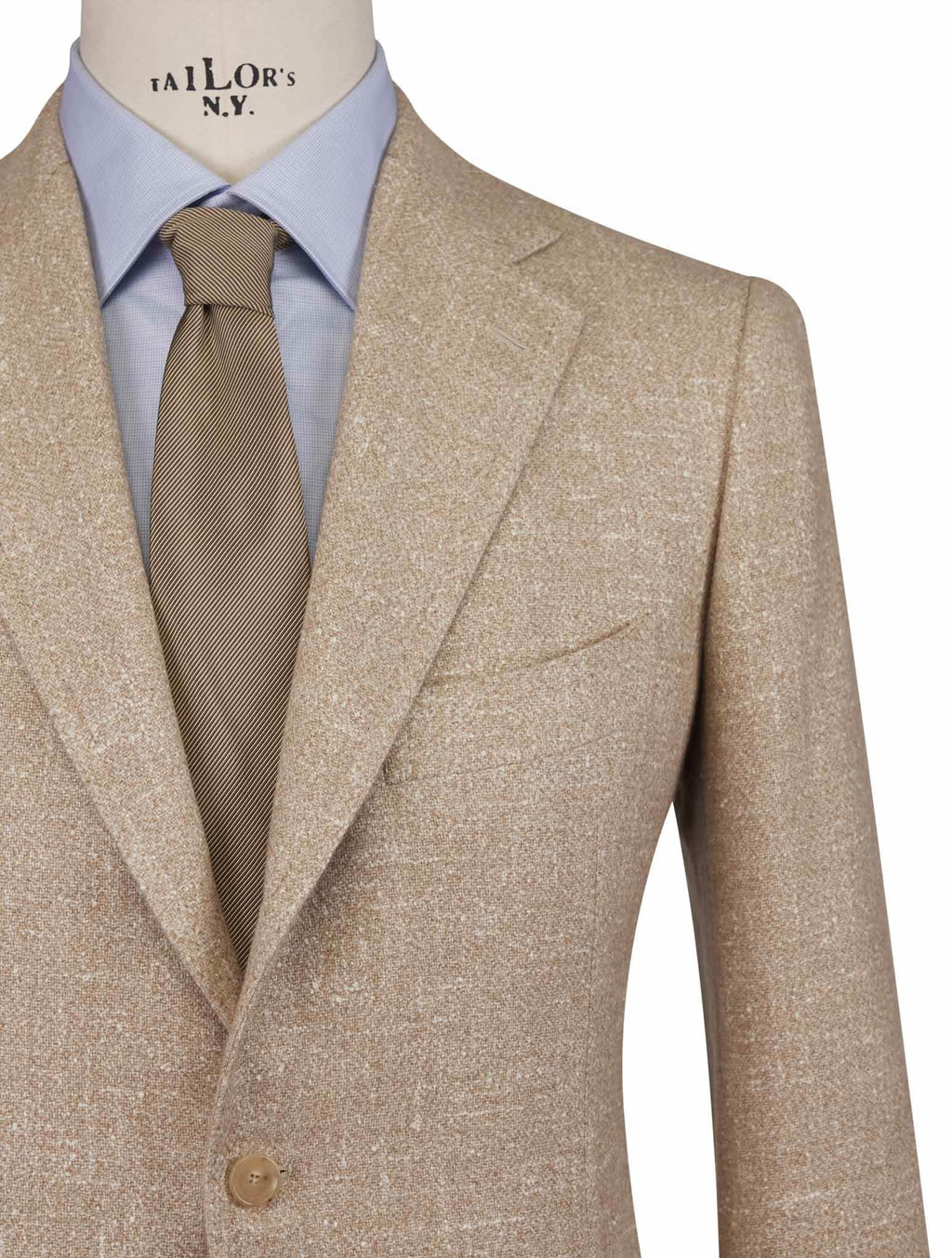 Cesare Attolini Beige Cashmere Silk Blazer