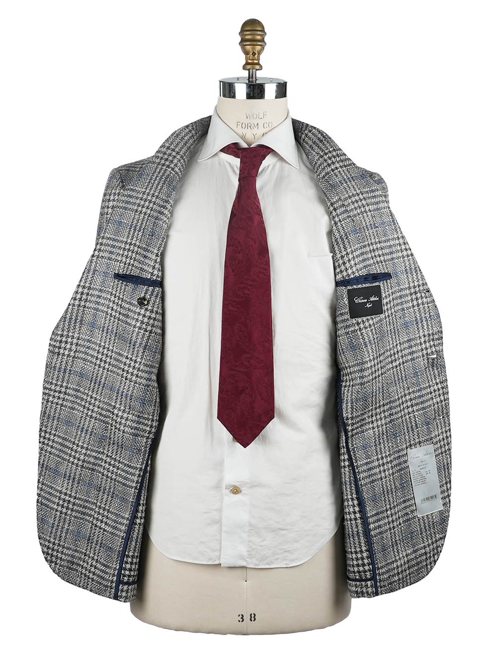 Cesare Attolini Multicolor Silk Wool Blazer