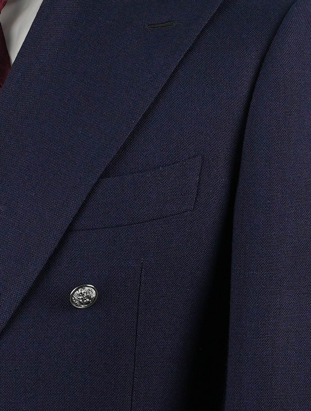 Cesare Attolini Blue Wool Blazer